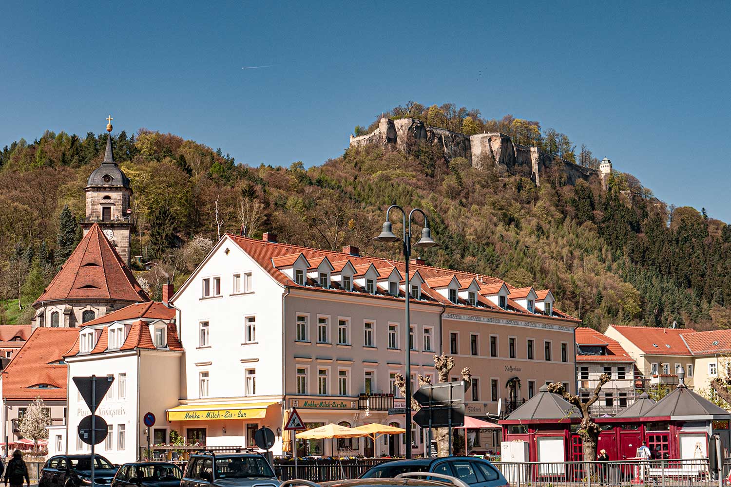Stadt Königstein und die Festung