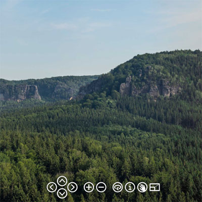 Panorama vom Kuhstall